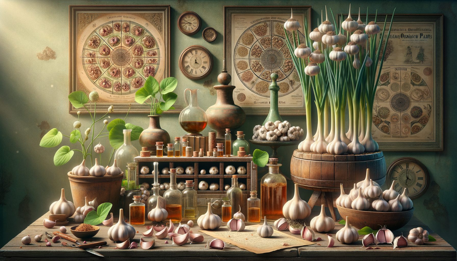 De Historische Gebruik van Knoflook Planten in de Geneeskunde, Parfumerie en Als Sierplanten