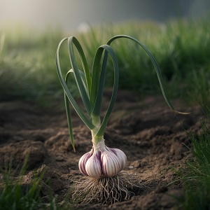 Zo plant je knoflook