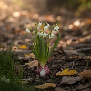 het planten van knoflook