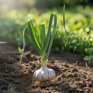 knoflook planten